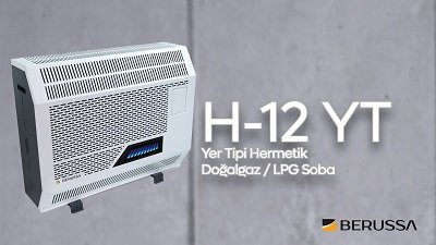 Berussa H12-YT Hermetik Doğalgaz Sobası