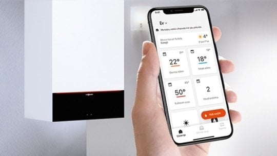 Vitodens 100-W Entegre Wi-Fi İle Uzaktan Erişim